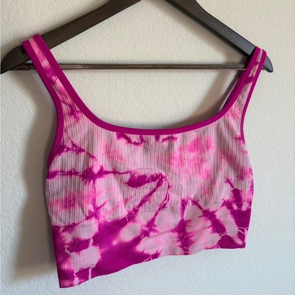 Victoria’s Secret PINK Tie-Dye Lightly-Lined Scoop Neck Sports Crop - Size XL - Picture 6 of 11